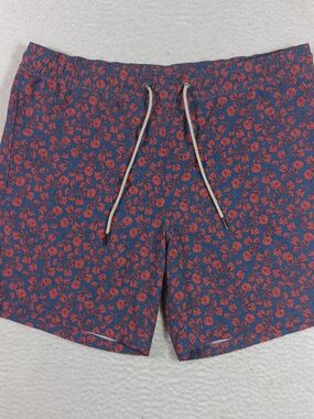 Fair Harbor Swim Trunks Mens Large The Bayberry Trunk Floral Beach Vacation